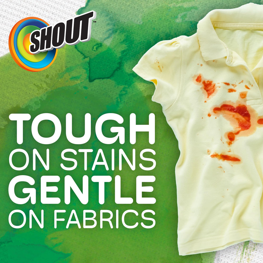 Shout Wipe & Go Stain Remover Wipes | No Wash

