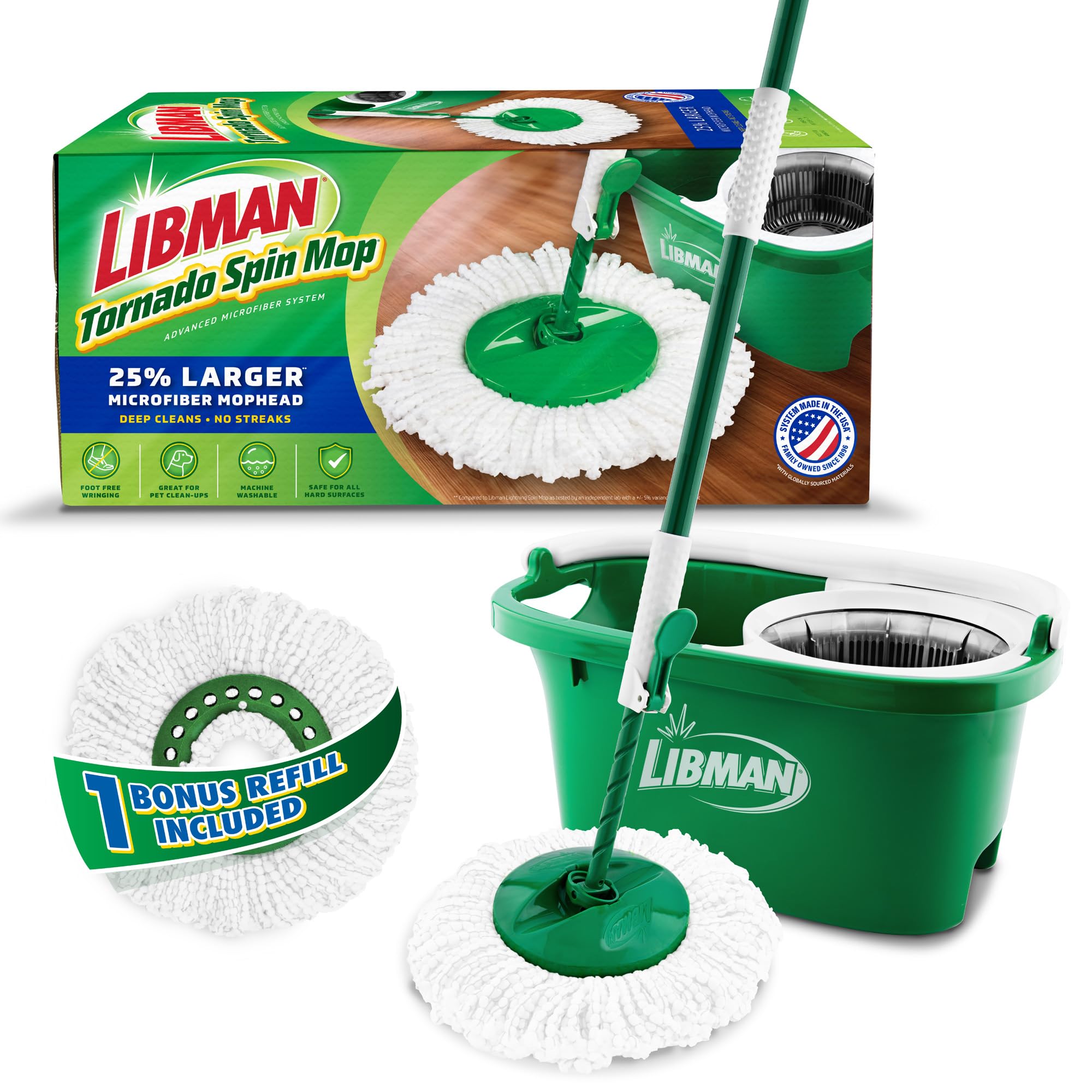 Libman Tornado Spin Mop System with Wringer

