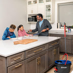 O-Cedar RinseClean Spin Mop & Bucket System | Clean Water Floors

