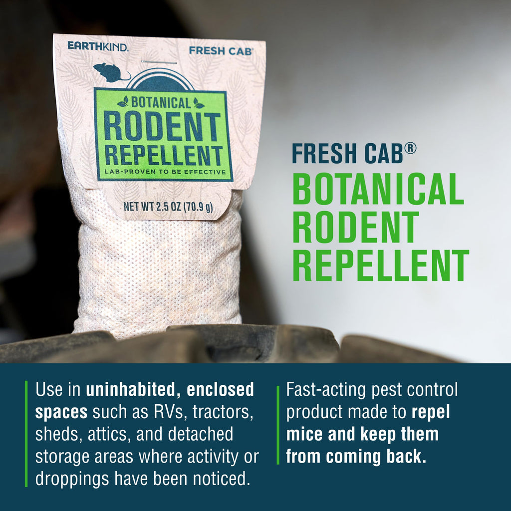 EarthKind Fresh Cab Rodent Repellent - Botanical Pest Control

