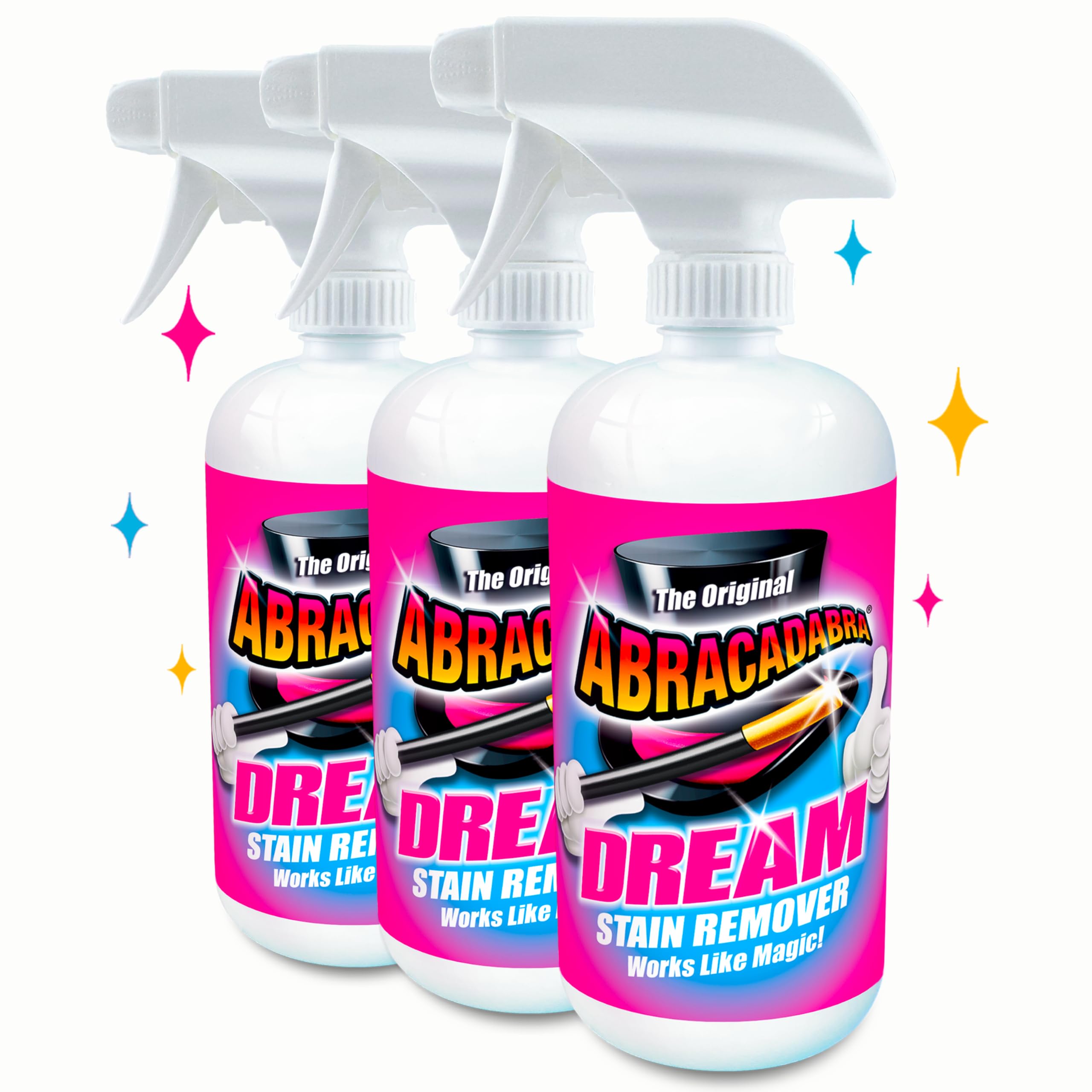 Abracadabra Dream Stain Remover - Instant Stain Treatment for Clothing, Upholstery & Carpet