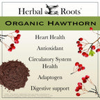 Hawthorn Berry Capsules | Herbal Roots Organic Heart Support

