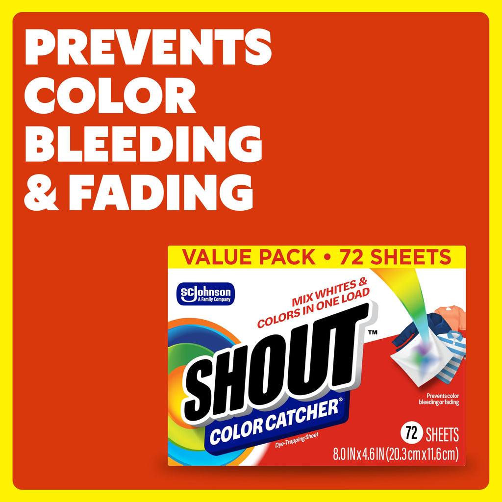Shout Color Catcher Sheets - Dye-Trapping for Laundry

