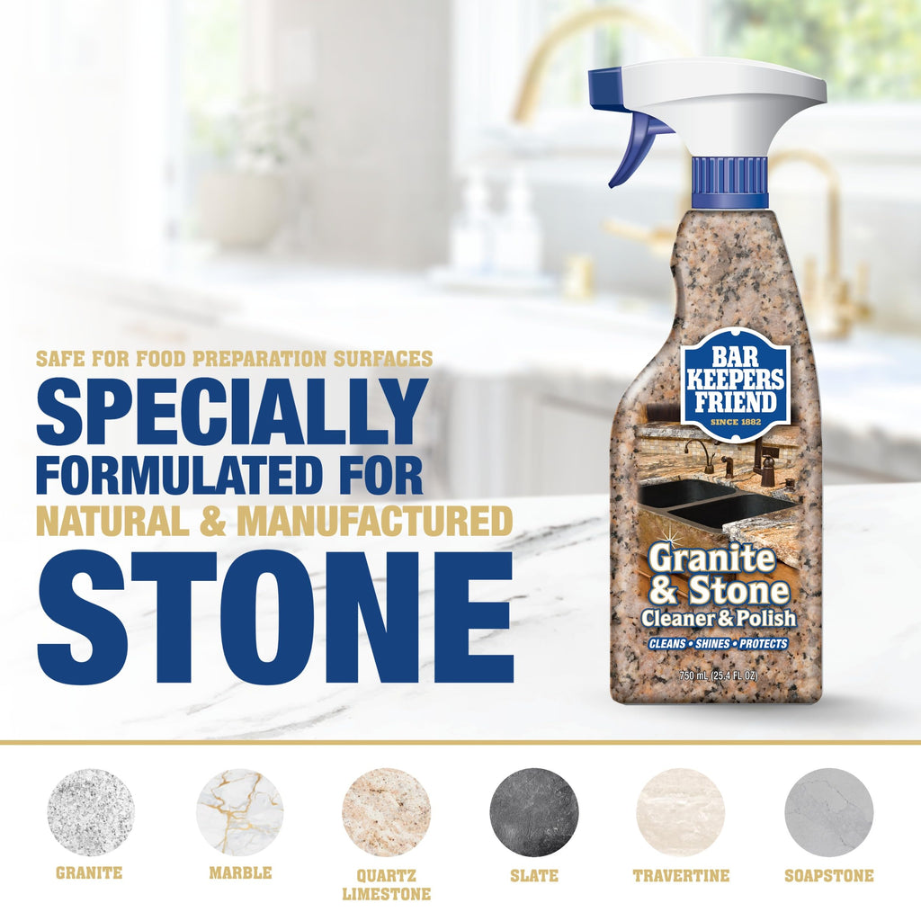 Bar Keepers Friend Granite & Stone Cleaner & Polish

