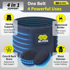 BLITZU Umbilical Hernia Belt - Abdominal Support

