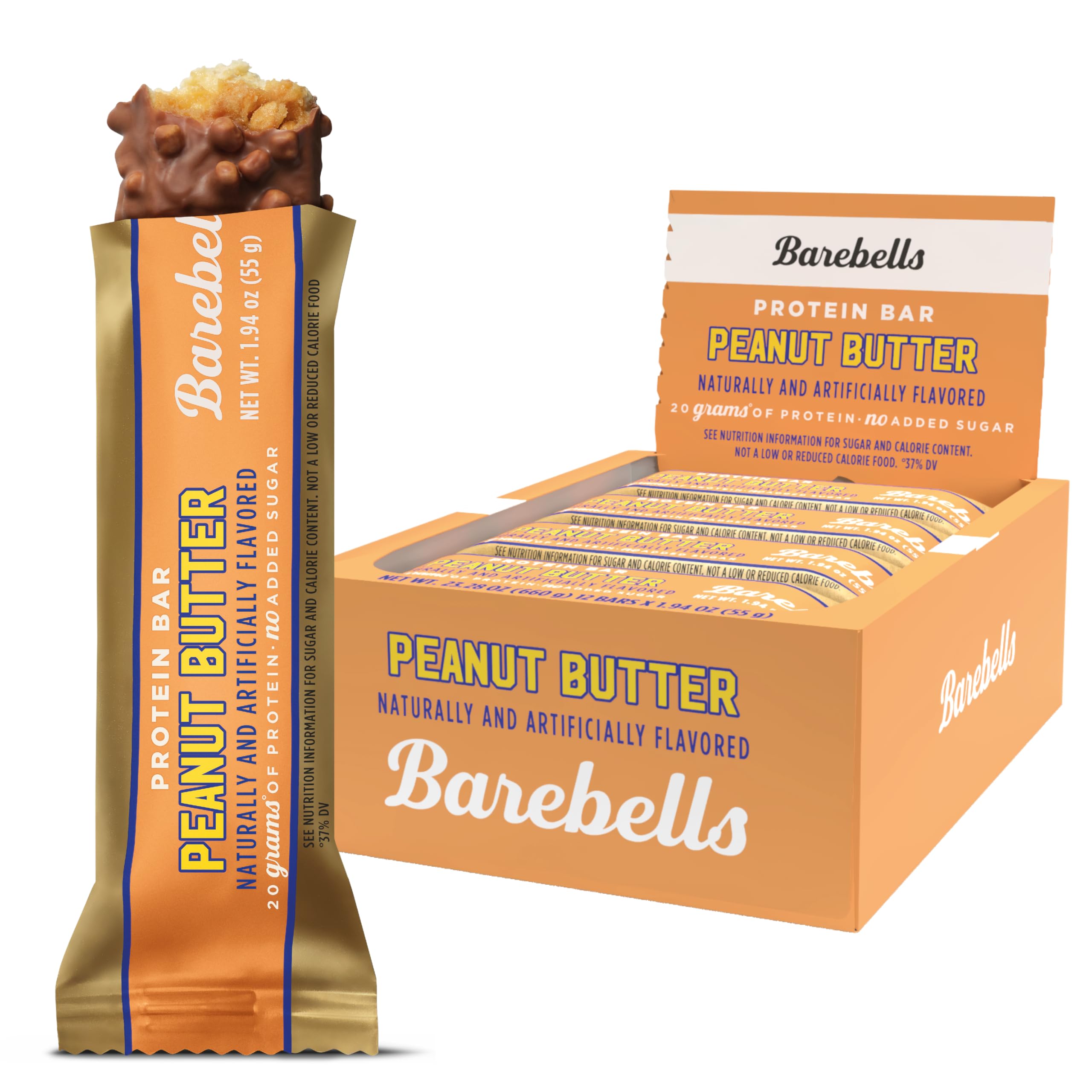 Barebells Protein Bar - 20g Protein, No Added Sugar - High Protein Snack