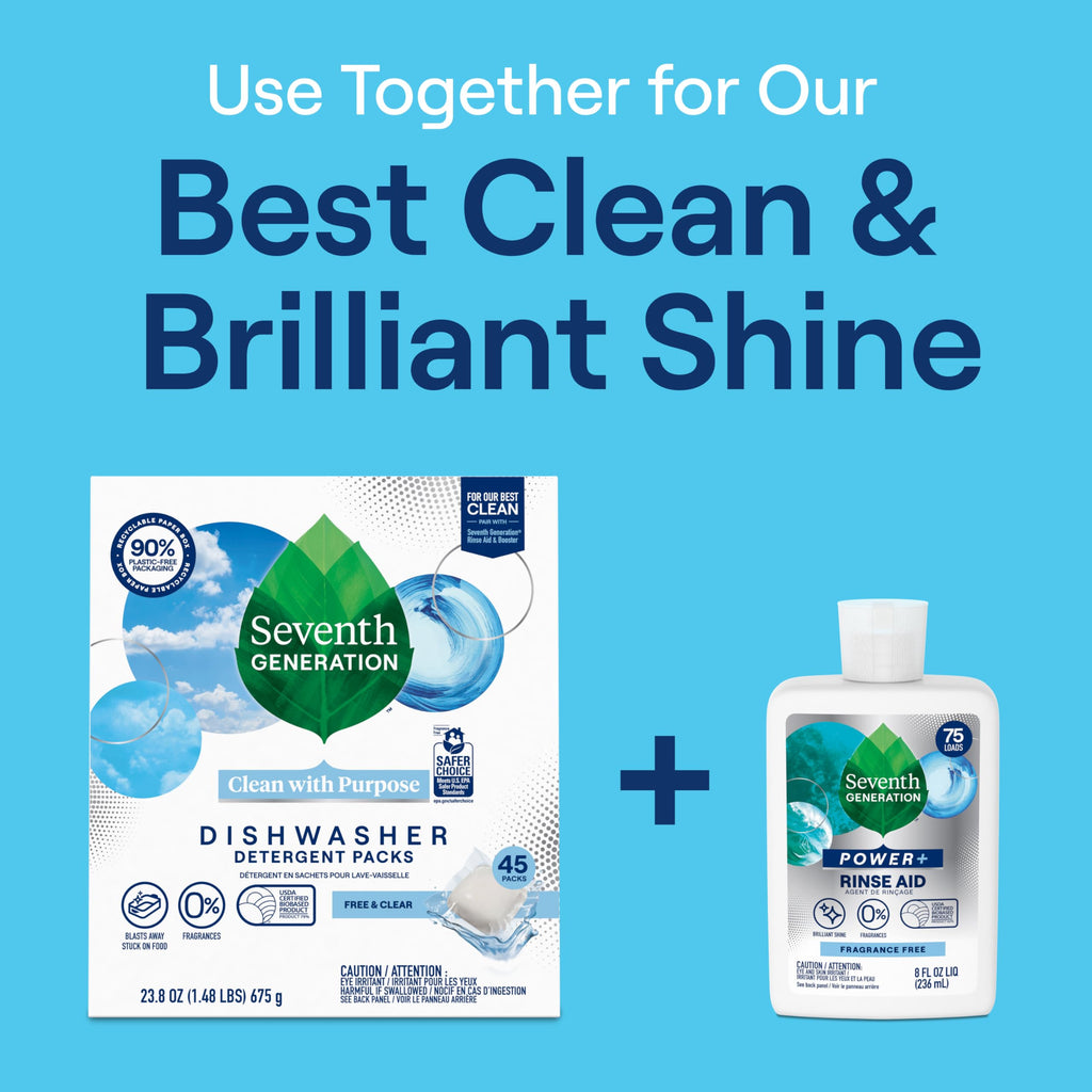 Seventh Generation Dishwasher Rinse Aid Biodegradable

