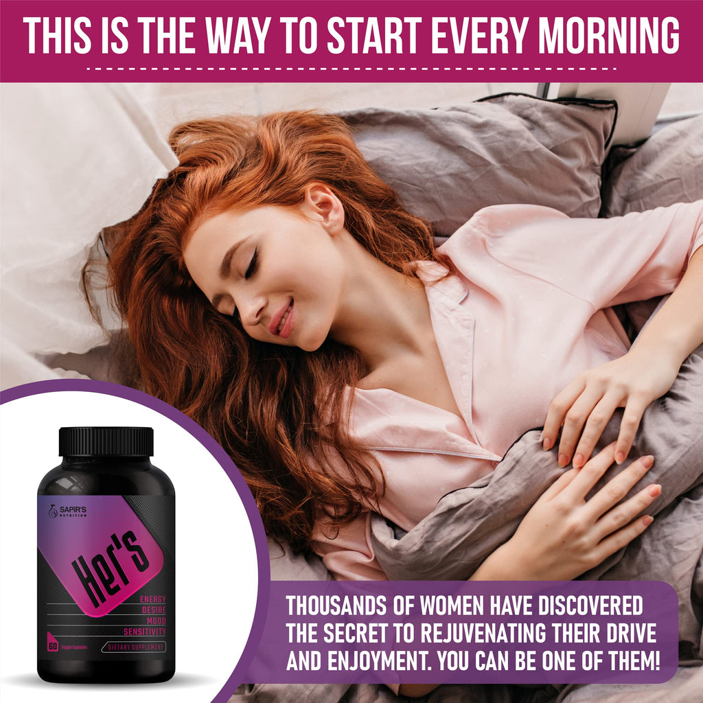 Female Libido Booster for Women - Herbal Mood Support

