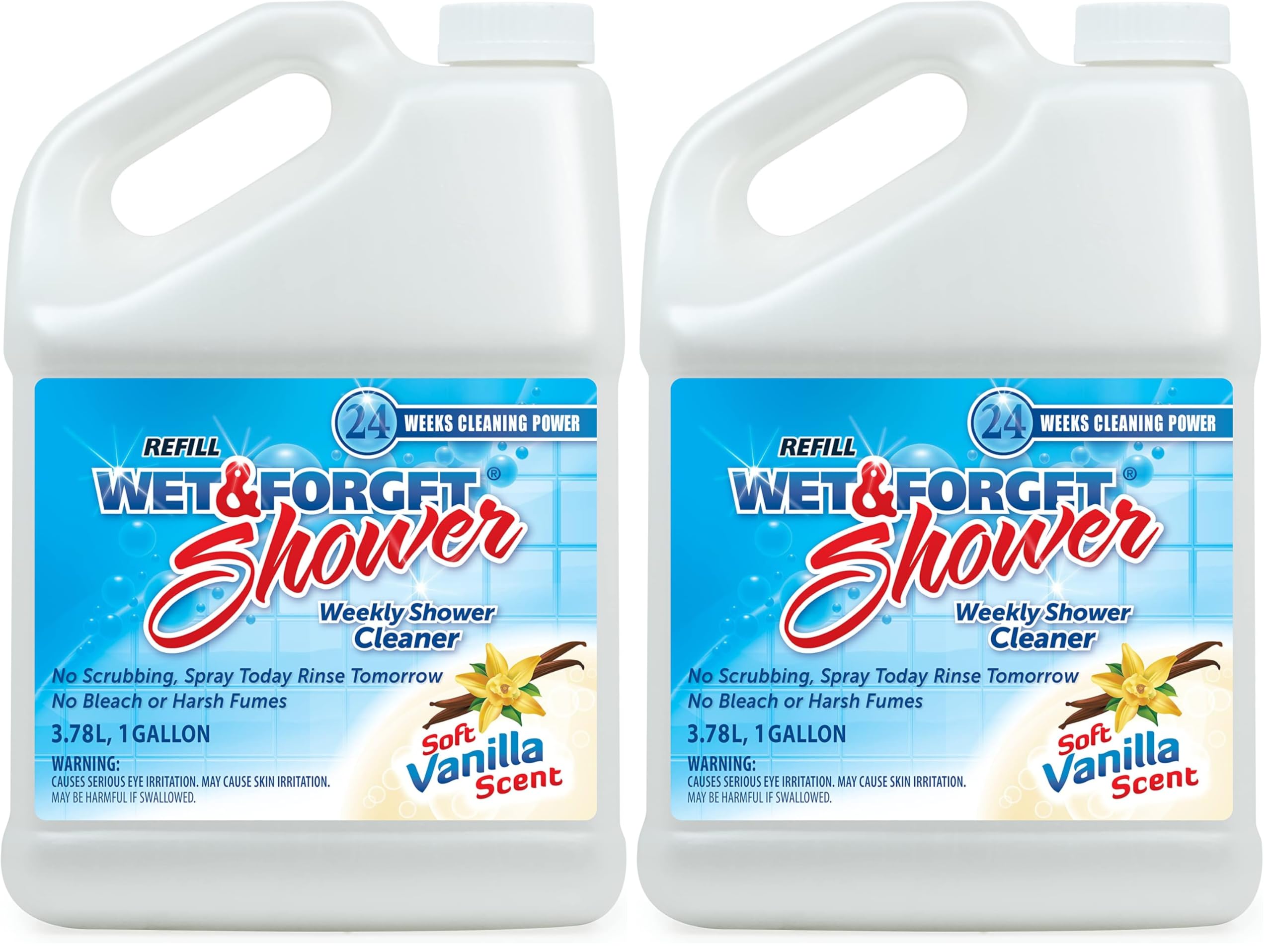 Wet & Forget Shower Cleaner Multi-Surface Weekly No Scrub Bleach-Free Formula