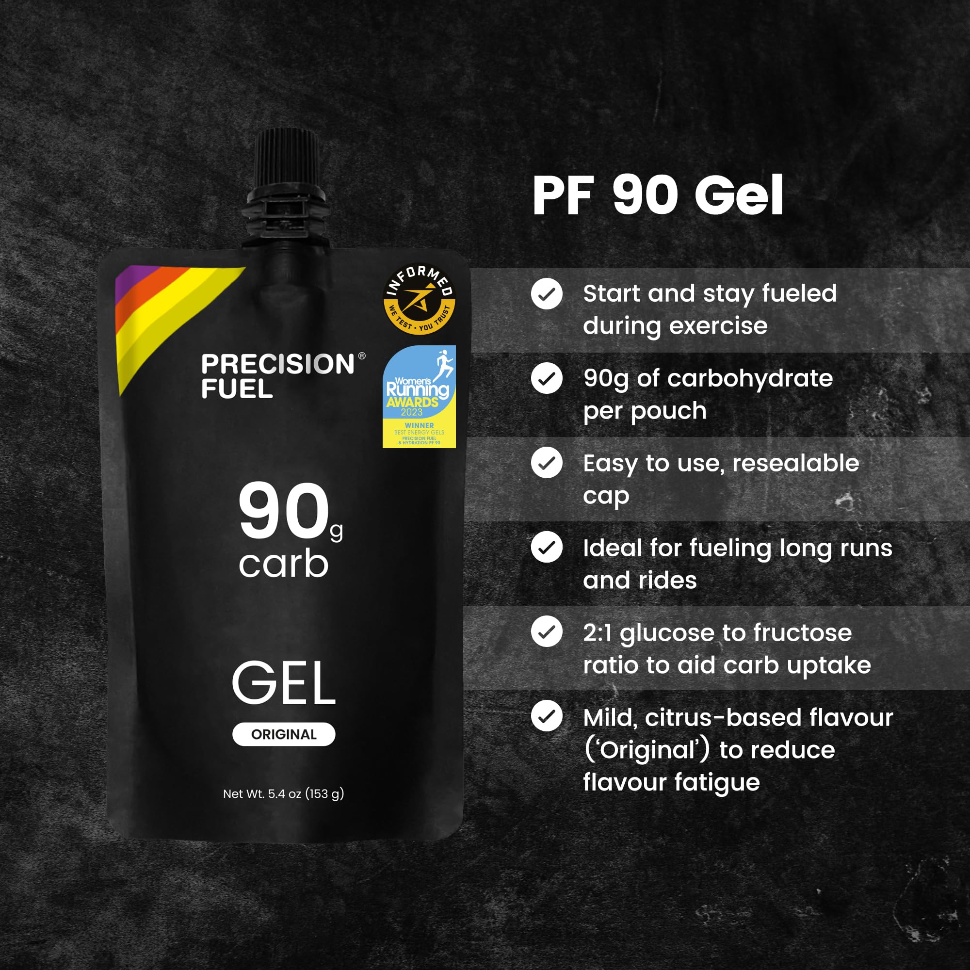 Precision Fuel PF90 Energy Gels for Endurance

