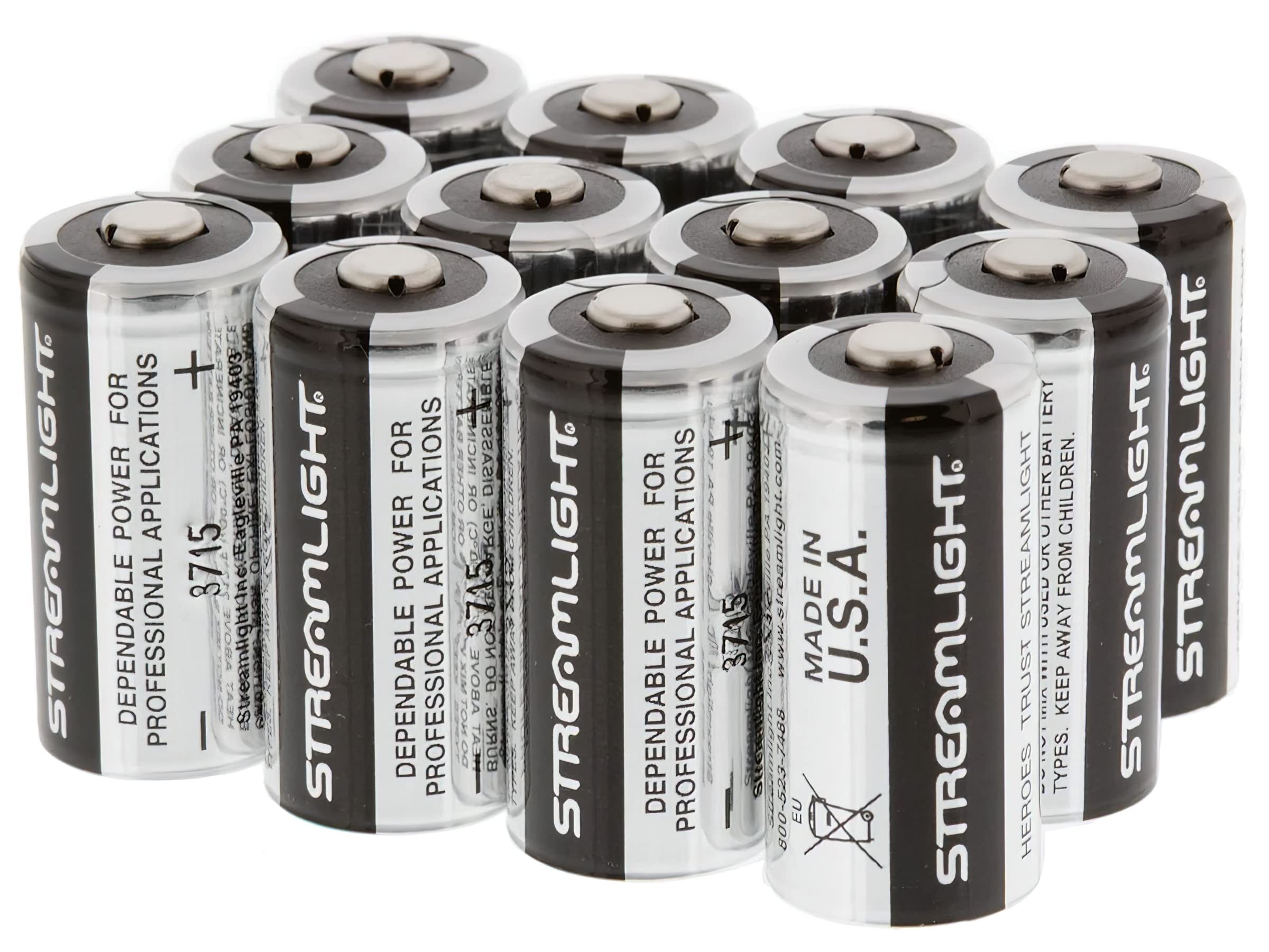 Streamlight 85177 CR123A Lithium Batteries - 3V

