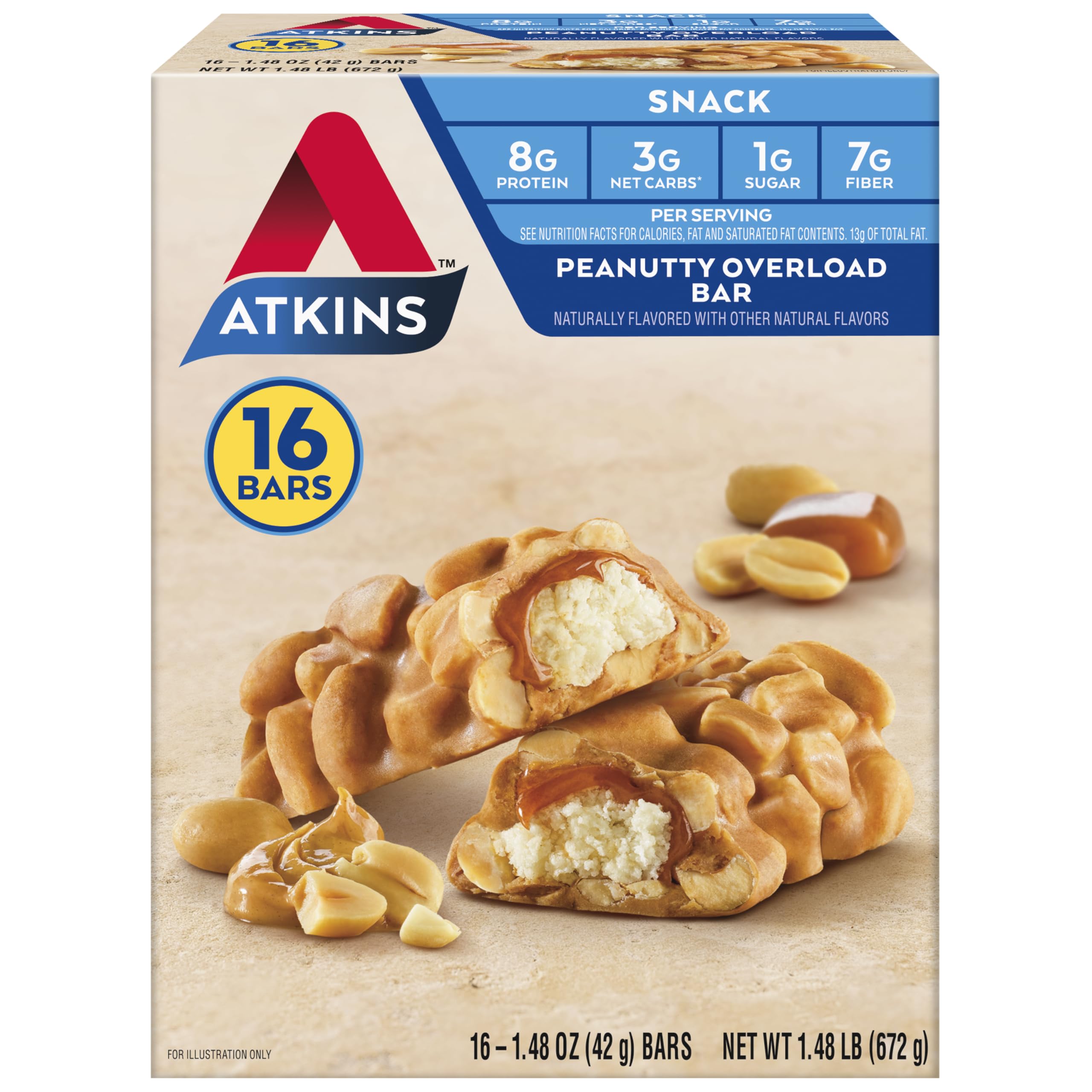 Atkins Keto Protein Bar - Gluten Free On-The-Go Snack