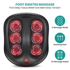 Nekteck Foot Massager with Heat – Shiatsu Kneading

