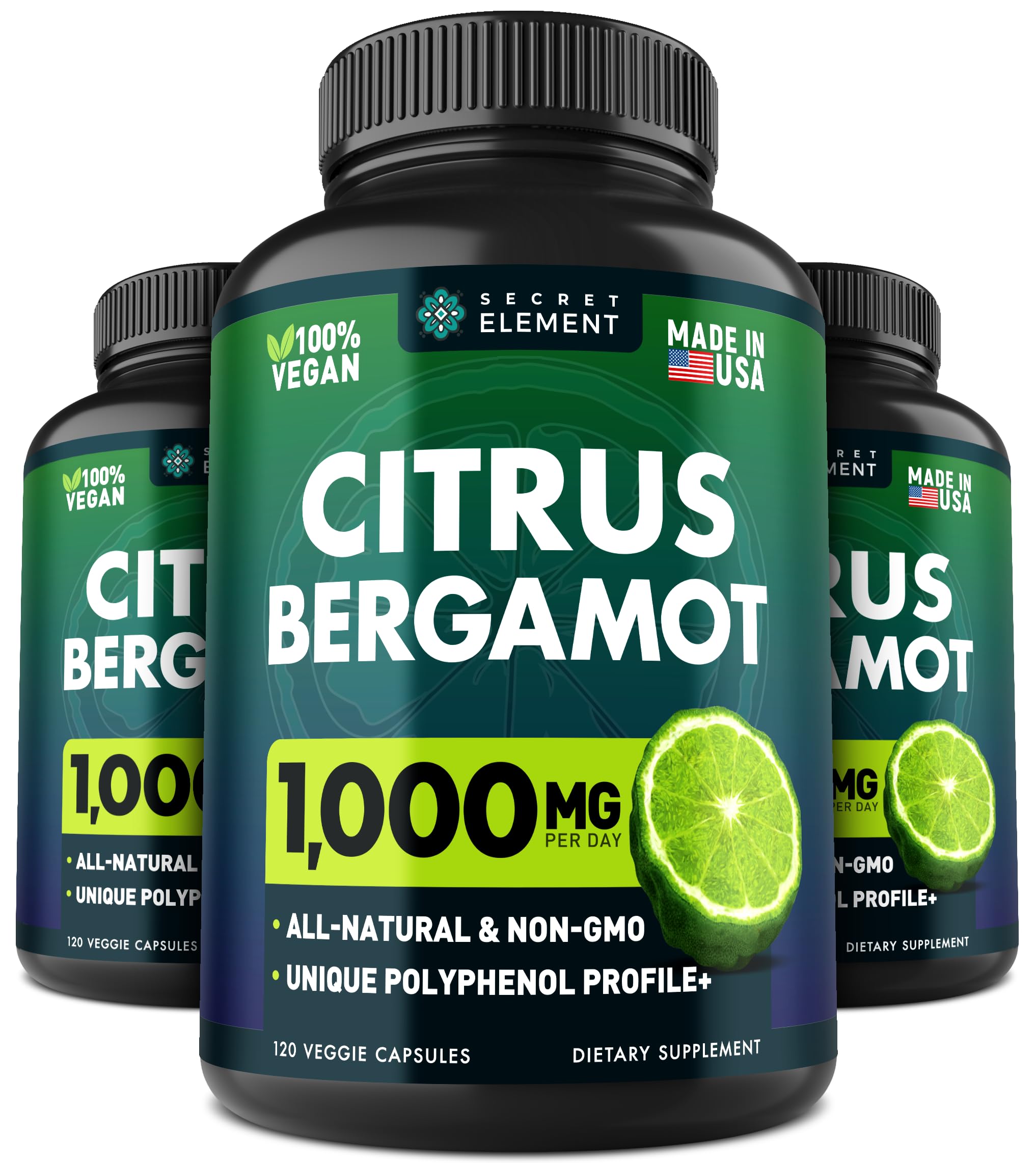 Citrus Bergamot Polyphenol Complex Dietary Supplement for Daily Wellness
