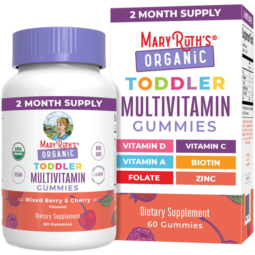 MaryRuth's Organic Toddler Multivitamin Gummies | Daily Vitamin

