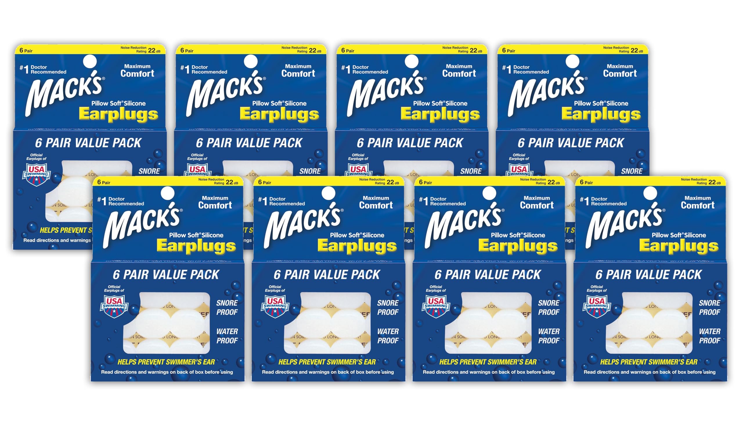 Mack's Pillow Soft Silicone Earplugs | Moldable Putty

