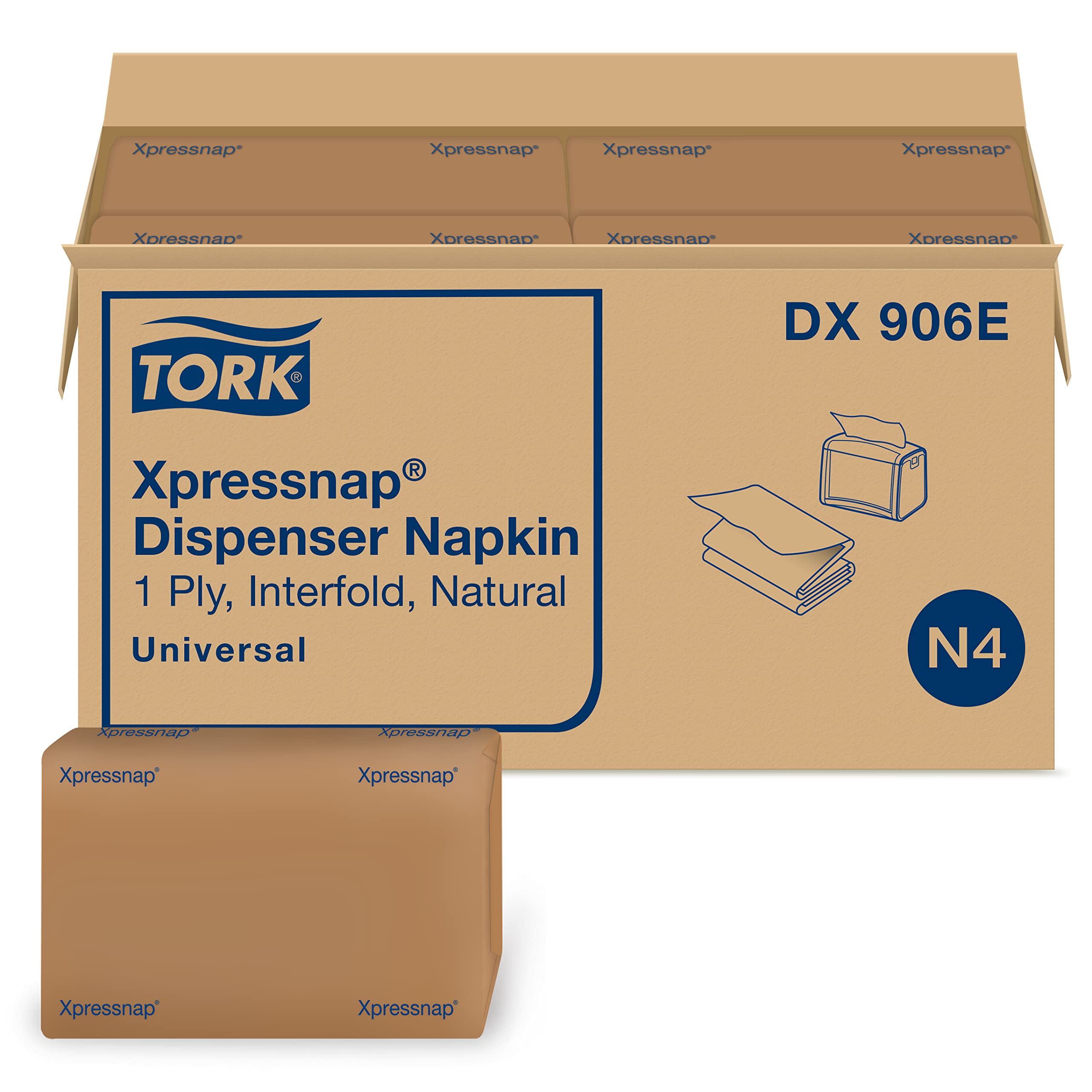 Tork Xpressnap Natural Dispenser Napkins

