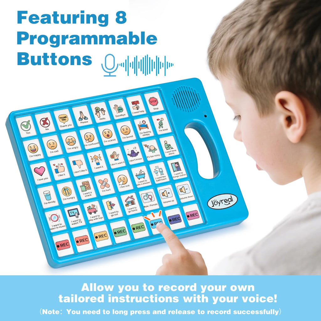 Joyreal AAC Device for Autism - 8-Button Tablet

