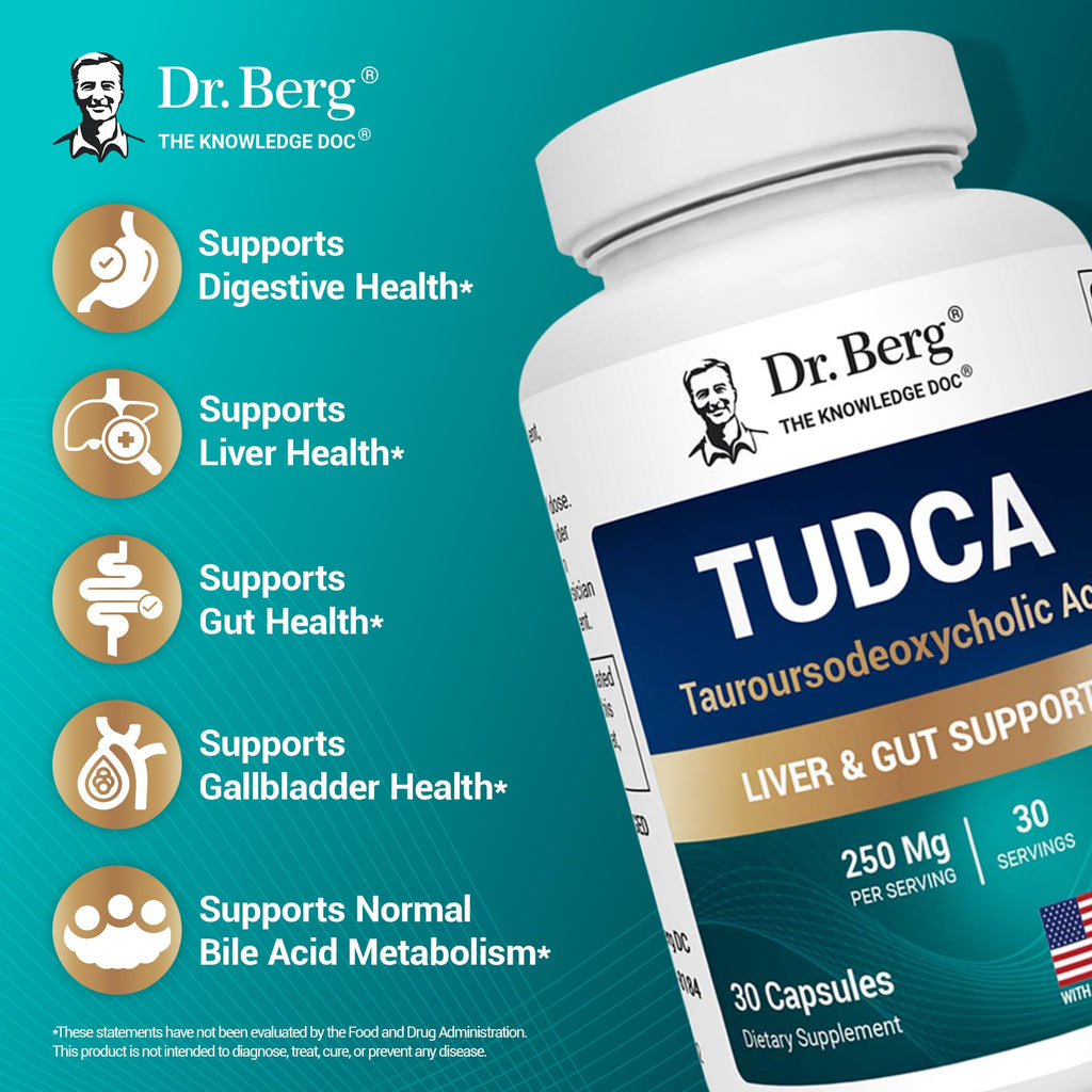 Dr. Berg TUDCA Supplement for Liver Health | Digestive

