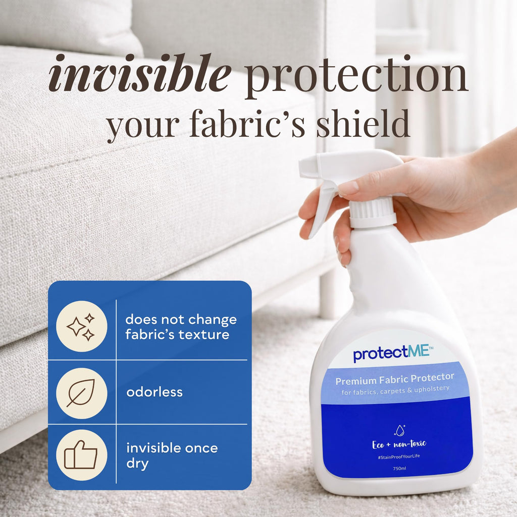 protectME Fabric Protector and Stain Spray for Upholstery

