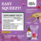 Wild & Organic Saffron Liquid Drops for Mood & Focus

