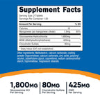 Nutricost Glucosamine HCl 1800mg with Chondroitin & MSM

