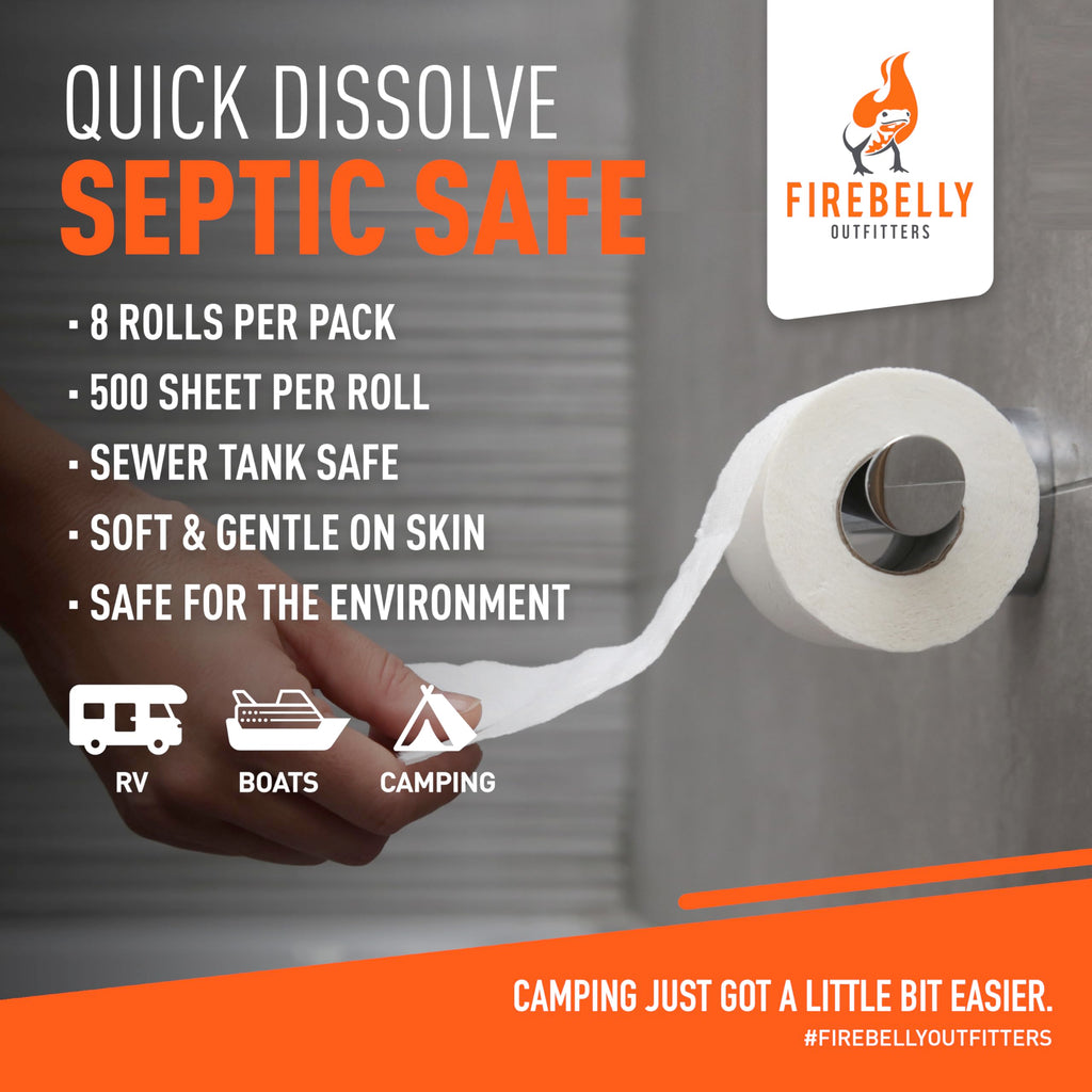 Firebelly Outfitters RV Toilet Paper - Septic Safe

