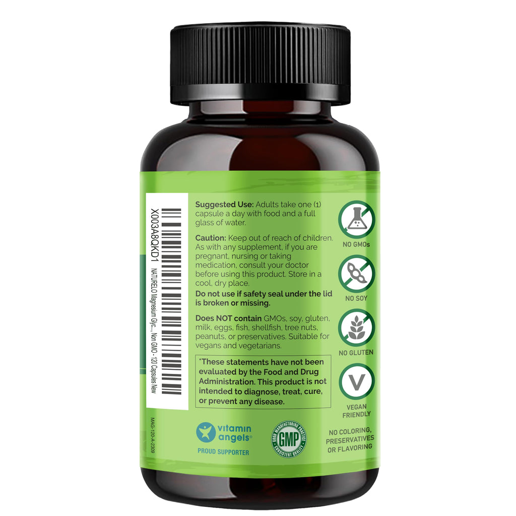 Naturelo Magnesium Glycinate Chelate Complex - Sleep & Calm

