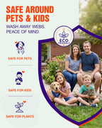 Advanced Outdoor Spider Web Dissolver and Repellent Pet Safe

