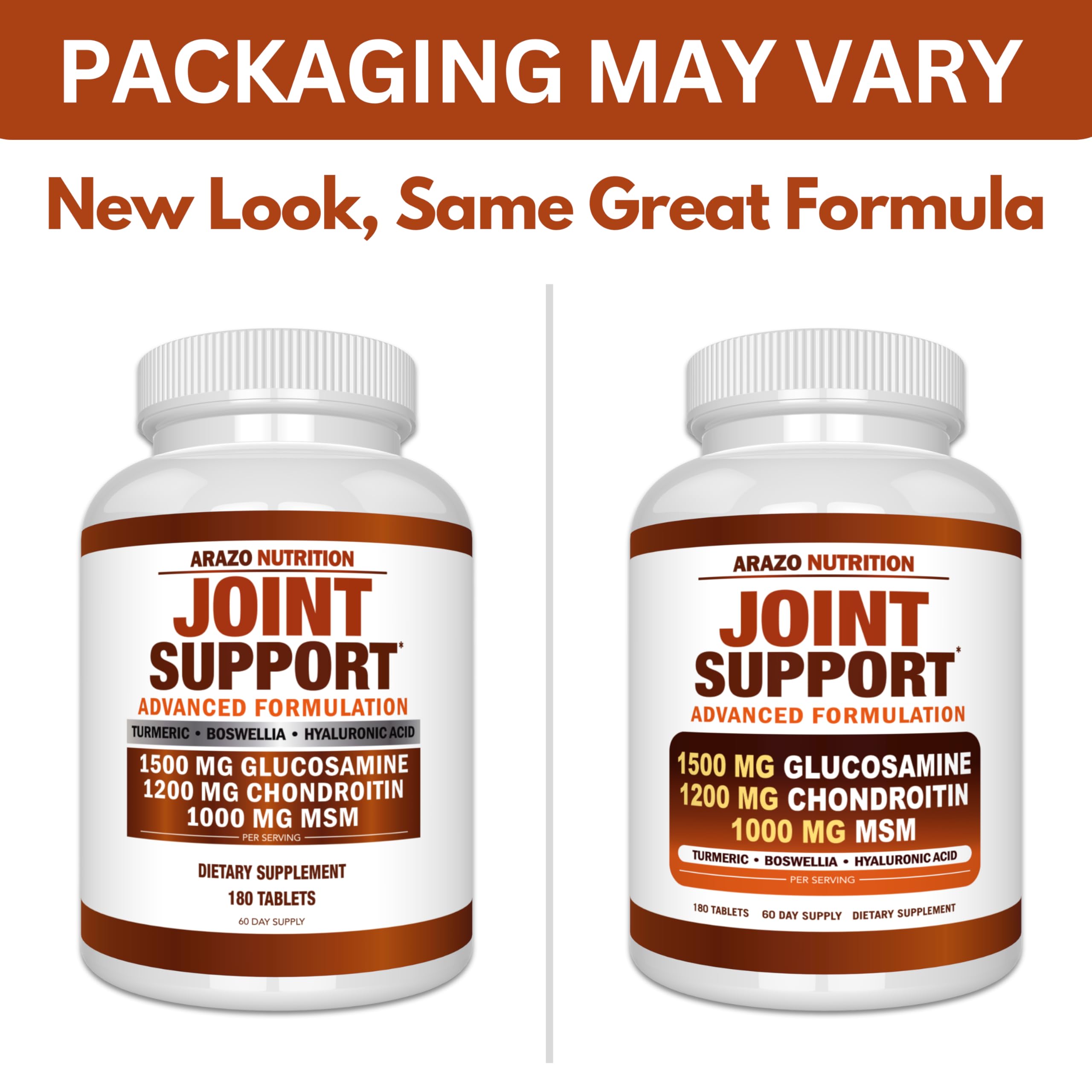 Arazo Nutrition Glucosamine Chondroitin Joint Support

