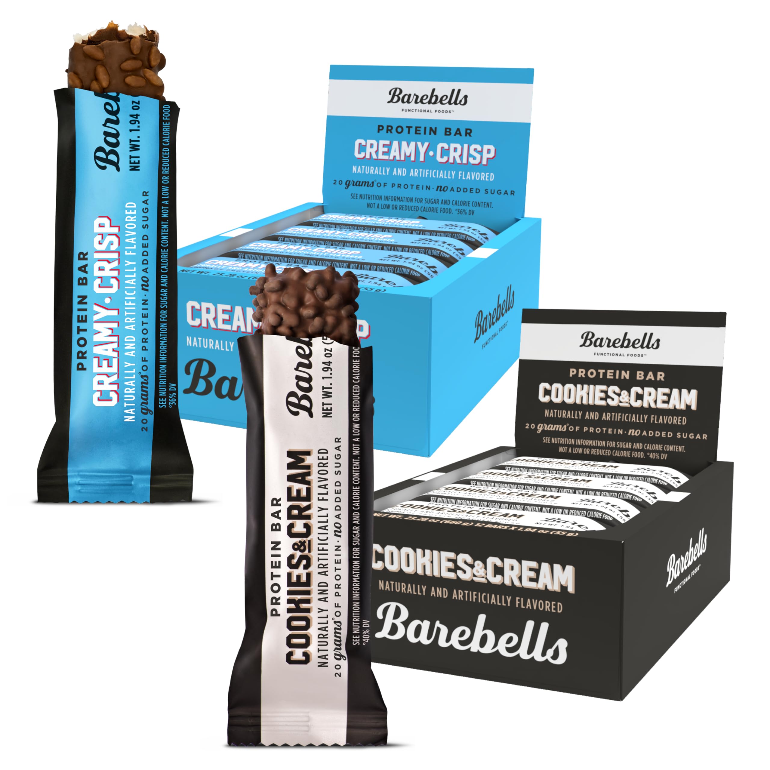 Barebells Protein Bar - 20g Protein, No Added Sugar - High Protein Snack