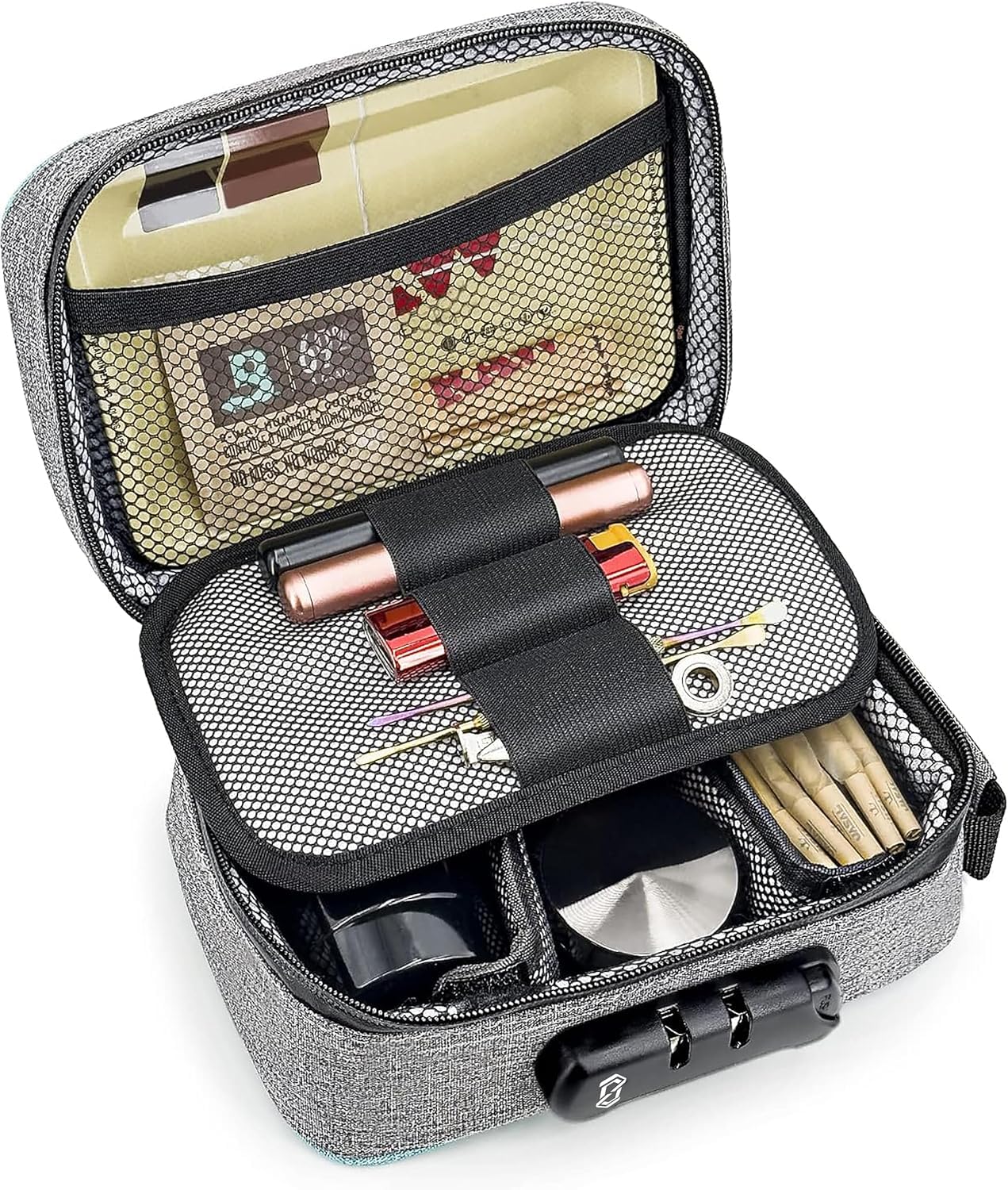 OZCHIN Smell Proof Bag with Lock - Odorless Organizer Case