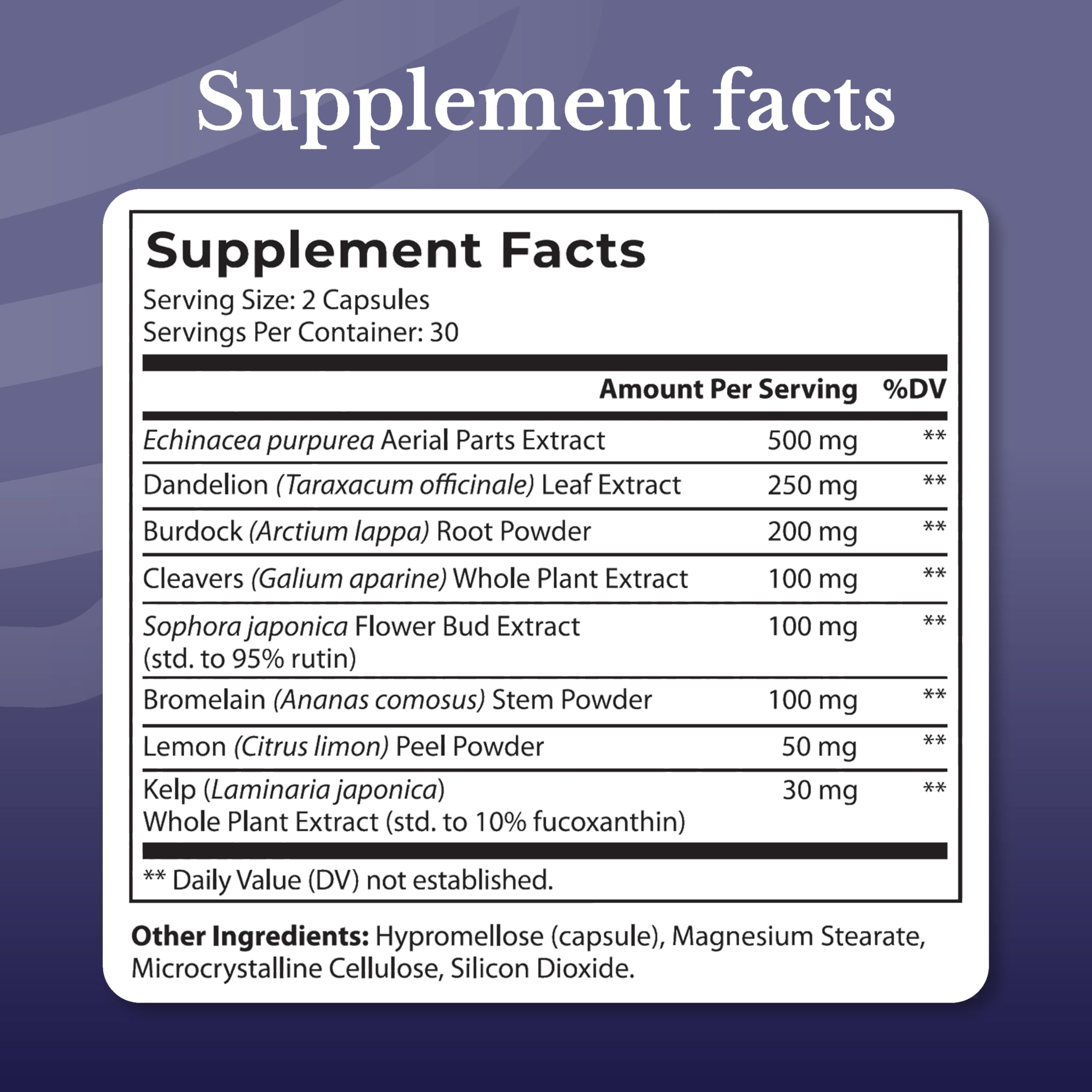 NationHealth MD Lymph MD Lymphatic Supplement | Plant-based

