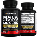 Maca Root & Panax Ginseng Capsule | X Gold Health

