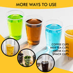 RACETOP Clear Disposable Plastic Cups for Parties

