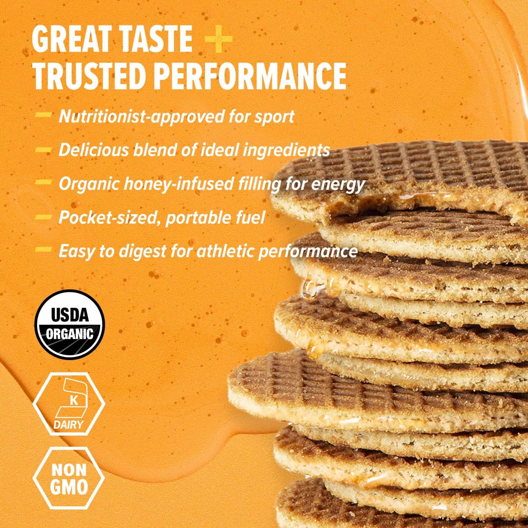 Stinger Organic Waffle Energy Snack | Portable Fuel

