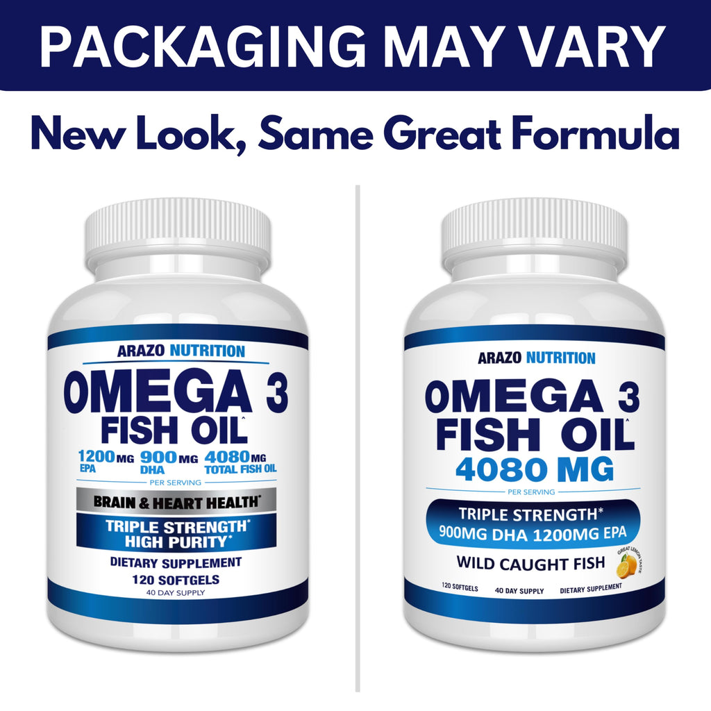 Arazo Nutrition Omega-3 Fish Oil Concentrate Softgels

