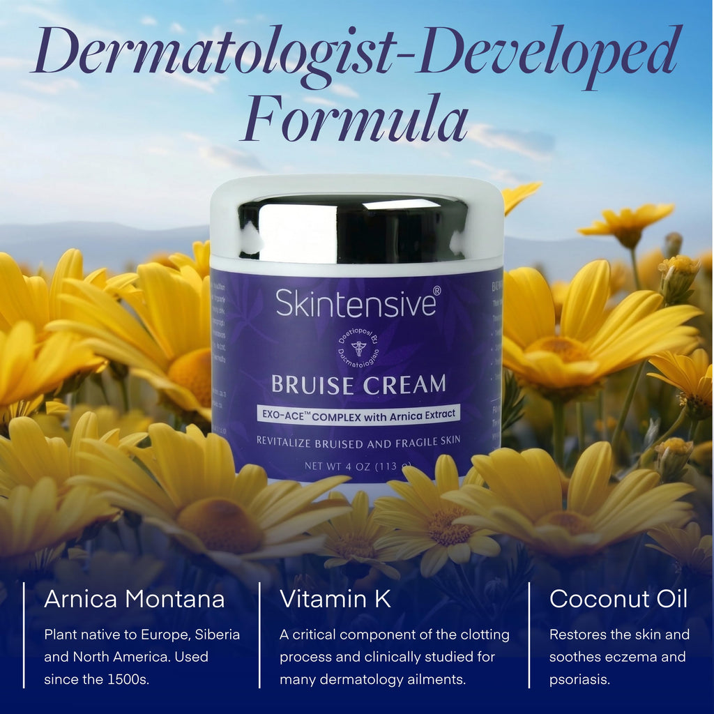 SKINTENSIVE Arnica Bruise Cream for Thin Skin | Non-Greasy

