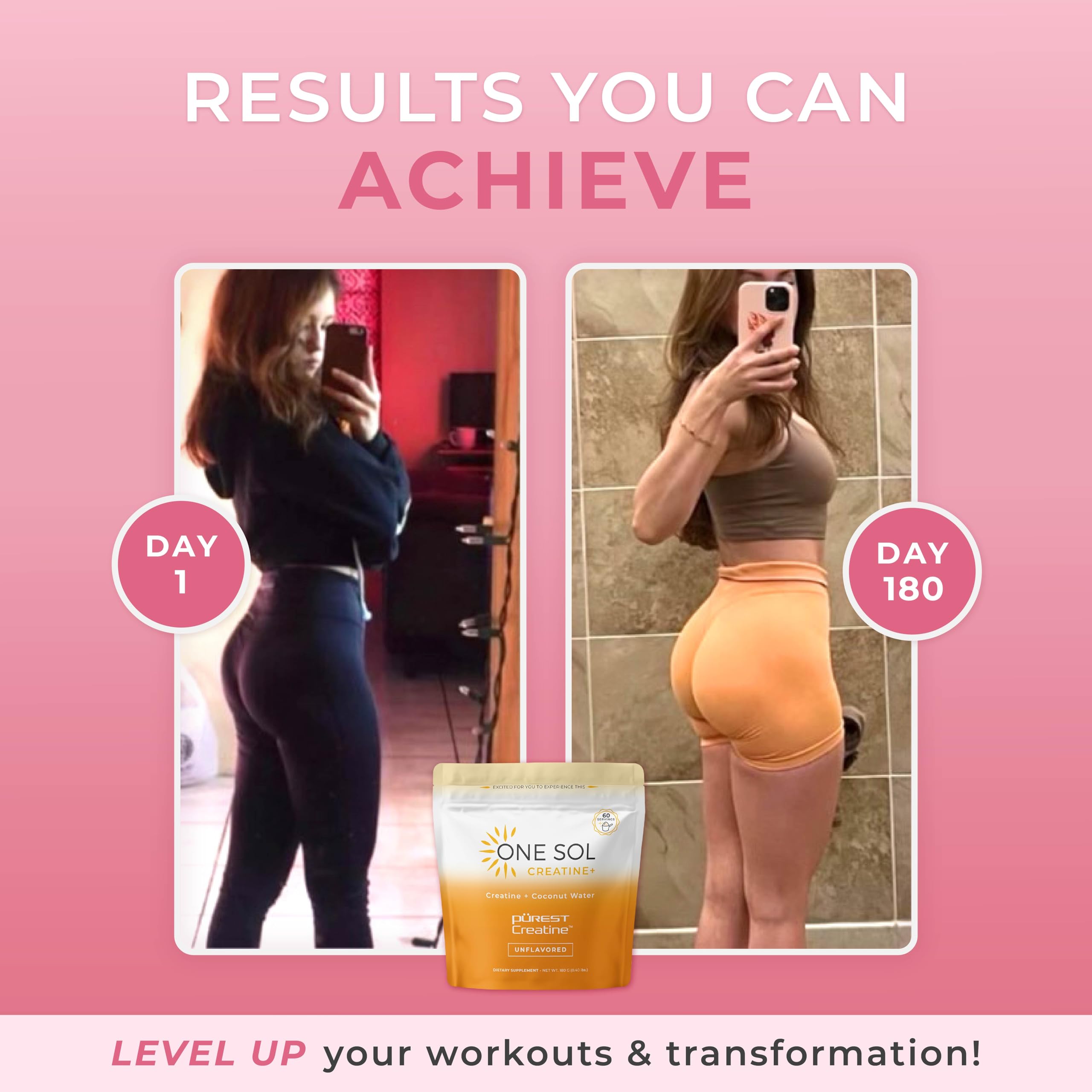 One Sol Women Creatine Powder for Muscle & Recovery

