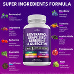 Resveratrol Berberine Supplement by NEW AGE

