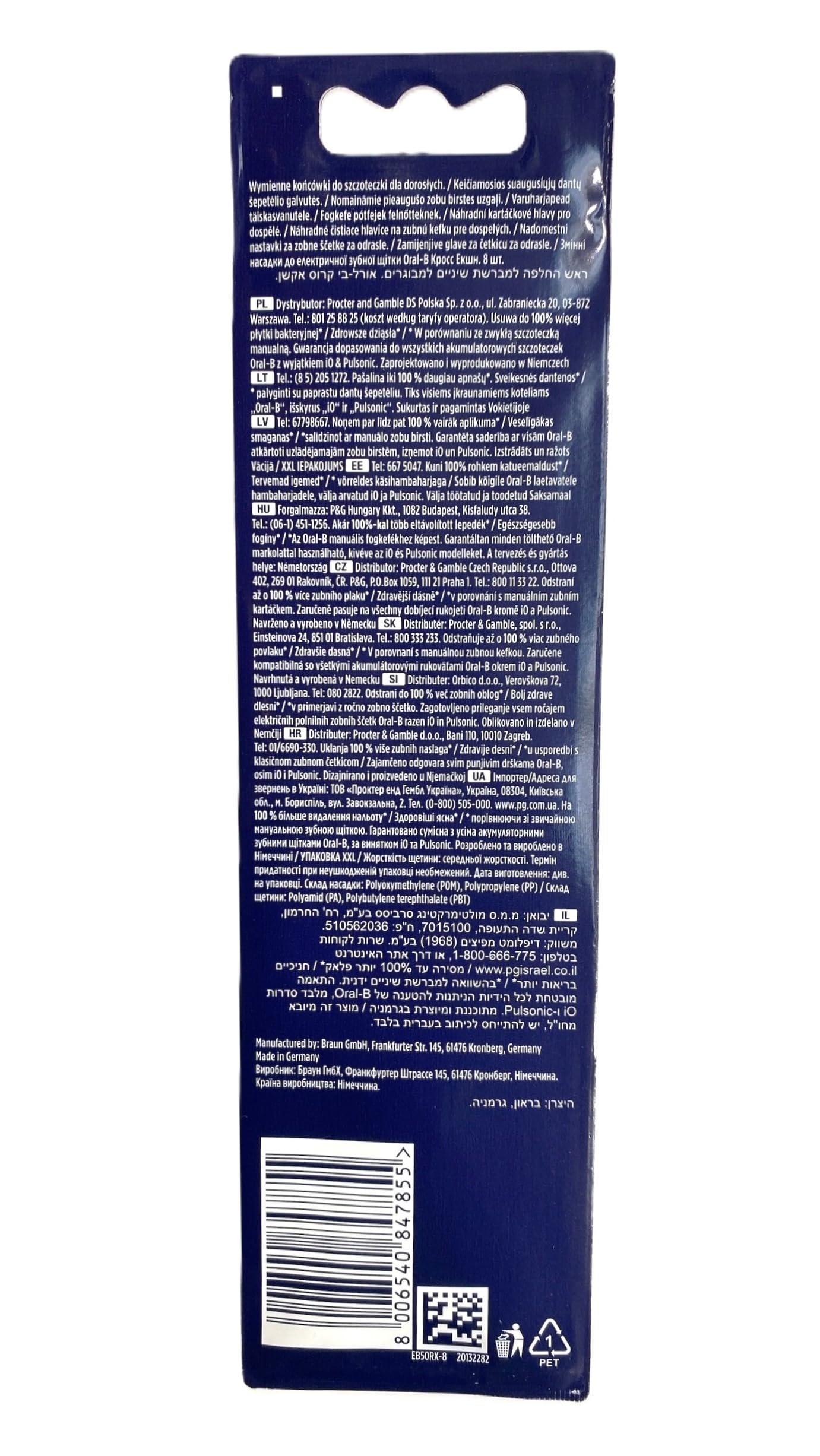 Oral-B CrossAction Replacement Heads for Toothbrushes

