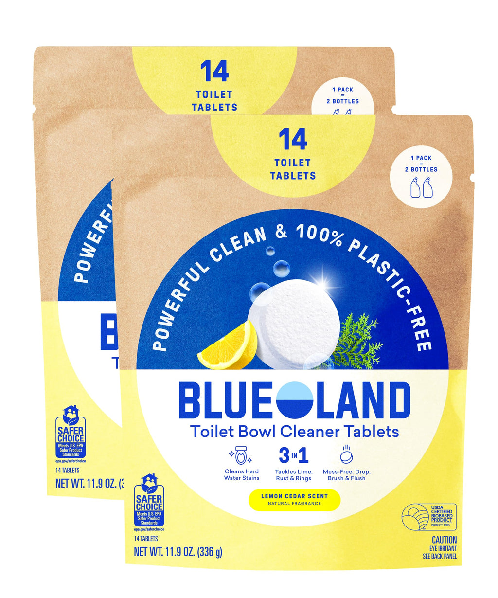 Blueland Toilet Cleaner Tablets - Plastic-Free & Septic-Safe

