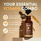 D3 K2 Liquid Drops by Black Girl Vitamins – Immune Support

