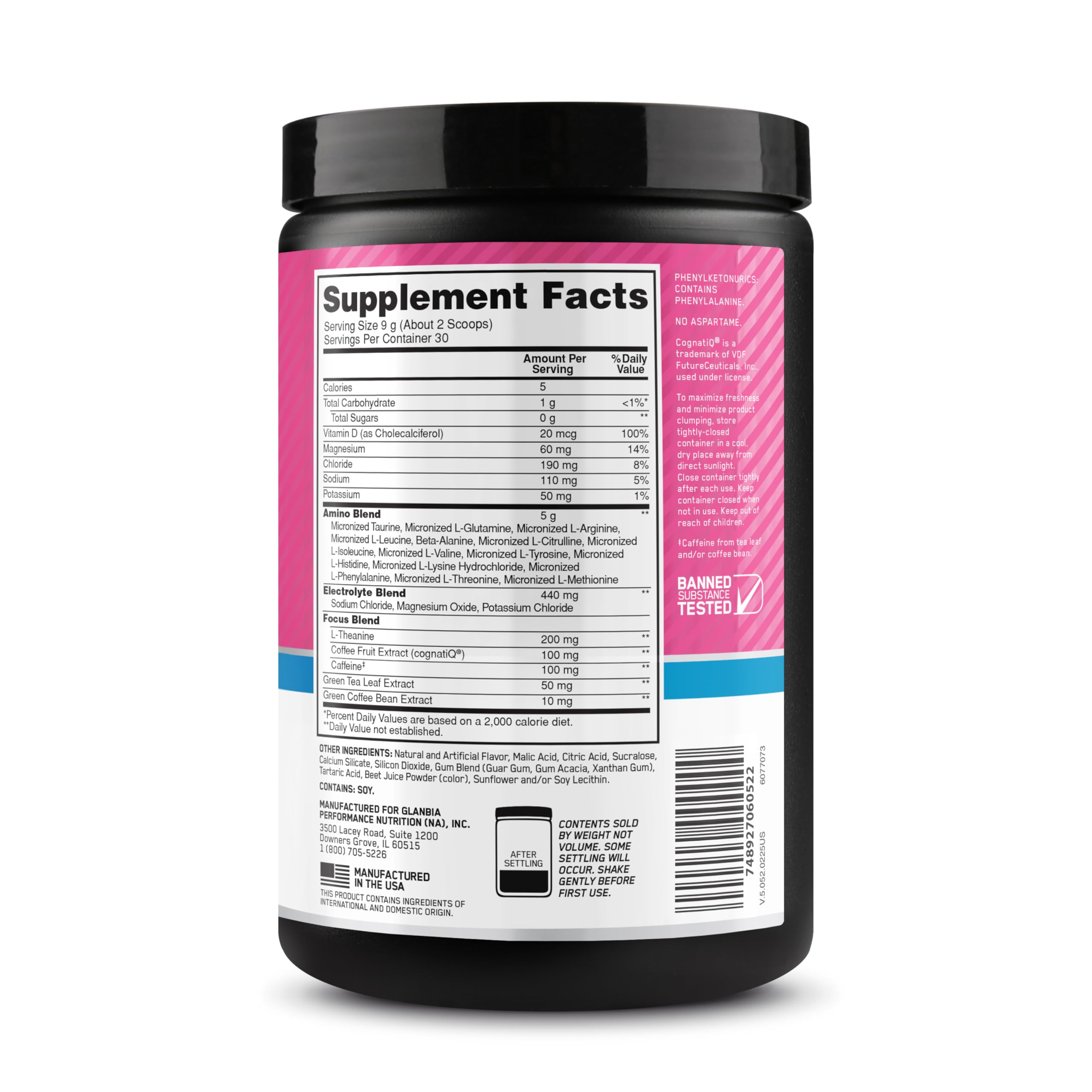 Amino Energy Powder Plus Focus Optimum Nutrition

