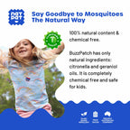 NATPAT BuzzPatch Mosquito Patch Stickers for Kids

