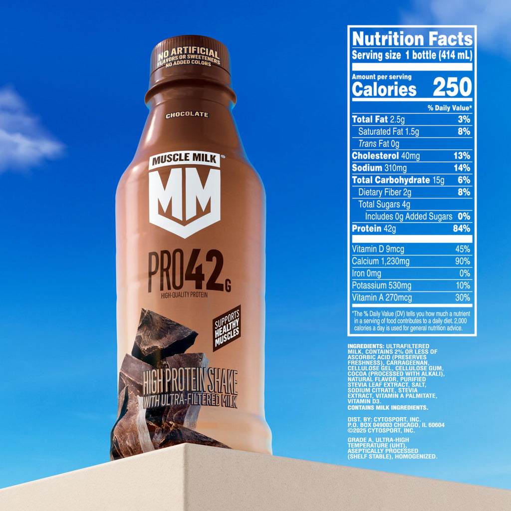 Muscle Milk Pro High Protein Shake 42g Protein per Bottle

