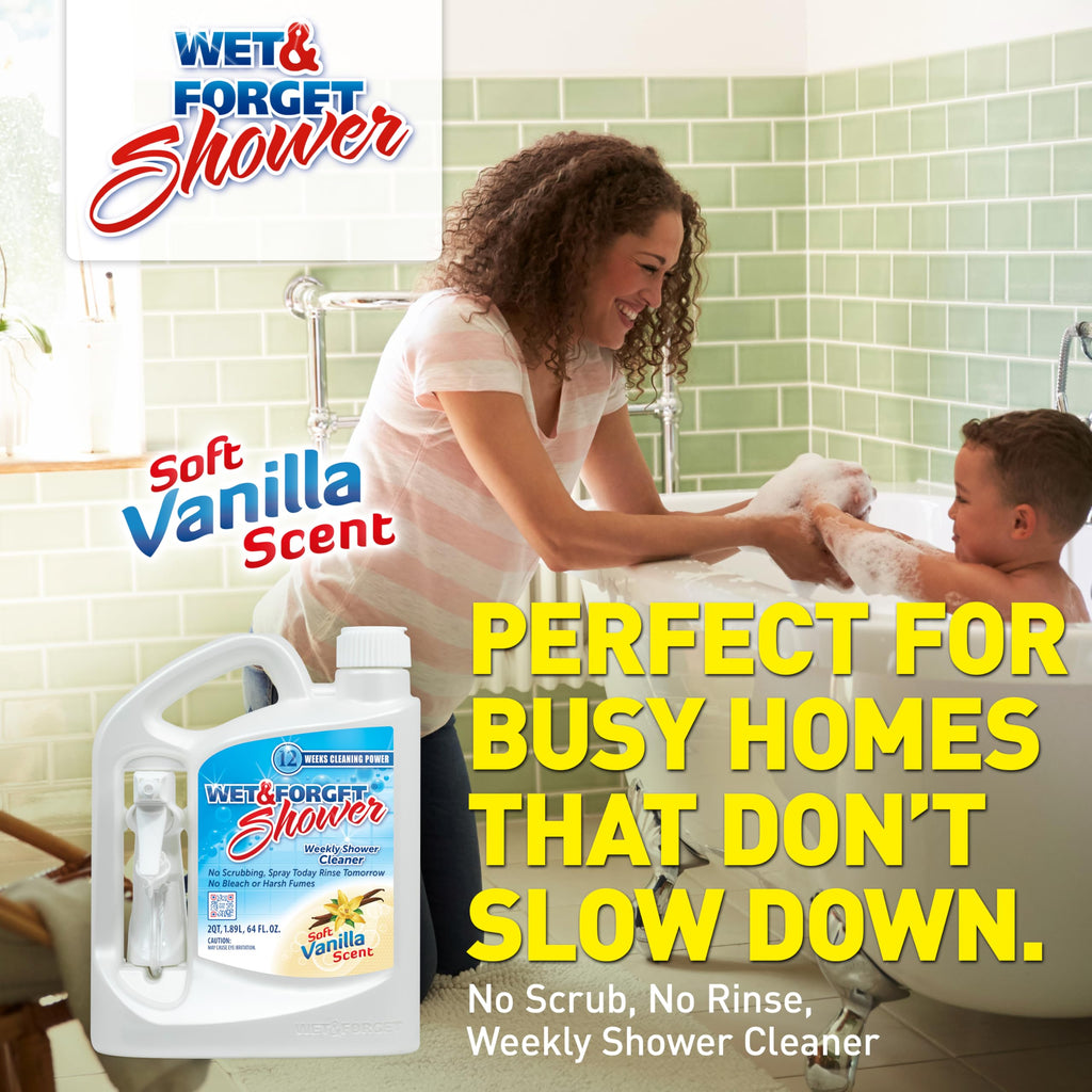Wet & Forget Shower Cleaner Multi-Surface | Bleach-Free Formula

