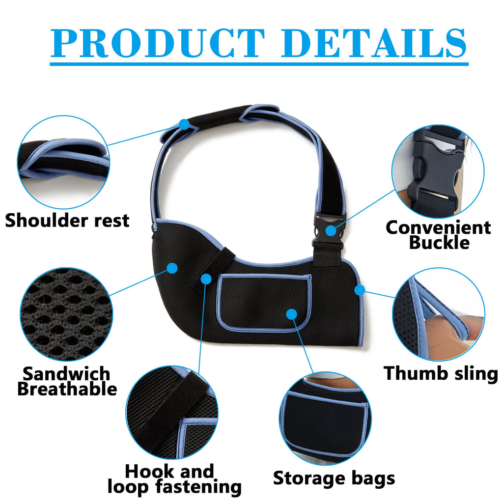 VISKONDA Arm Sling - Shoulder Immobilizer for Rotator Cuff

