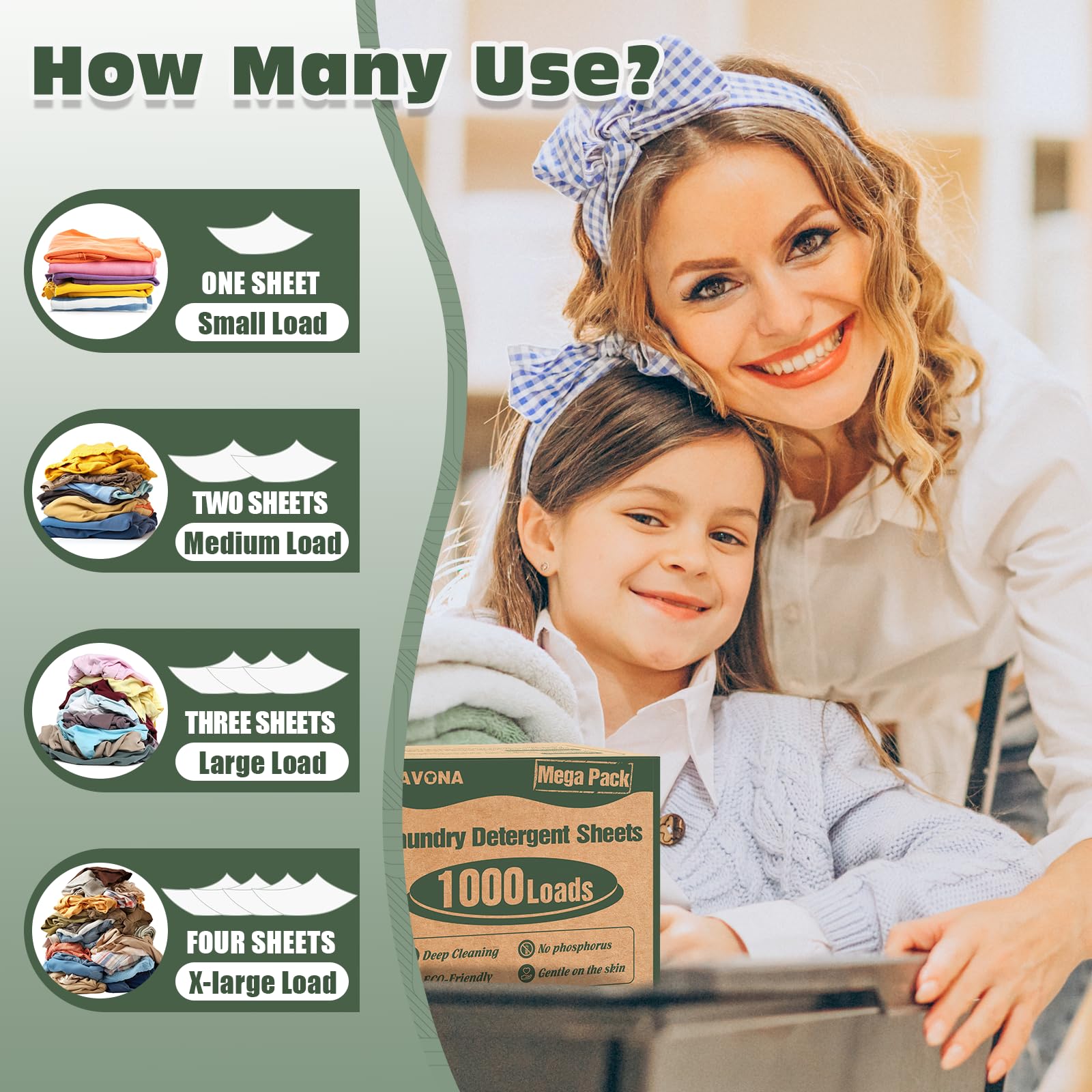 Laundry Detergent Sheets Mega Bundle - Eco-Friendly Cleaning

