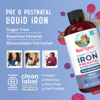 MaryRuth’s Prenatal Iron Liquid | Ferrochel Bioavailable Iron

